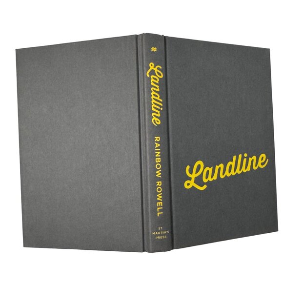 Rainbow Rowell Landline Hardcover Signed 1st Ed 2014 Hardcover DJ Humor - Picture 12 of 14